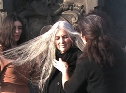 Sue Ellen and cast of Tarantella performing in Prague